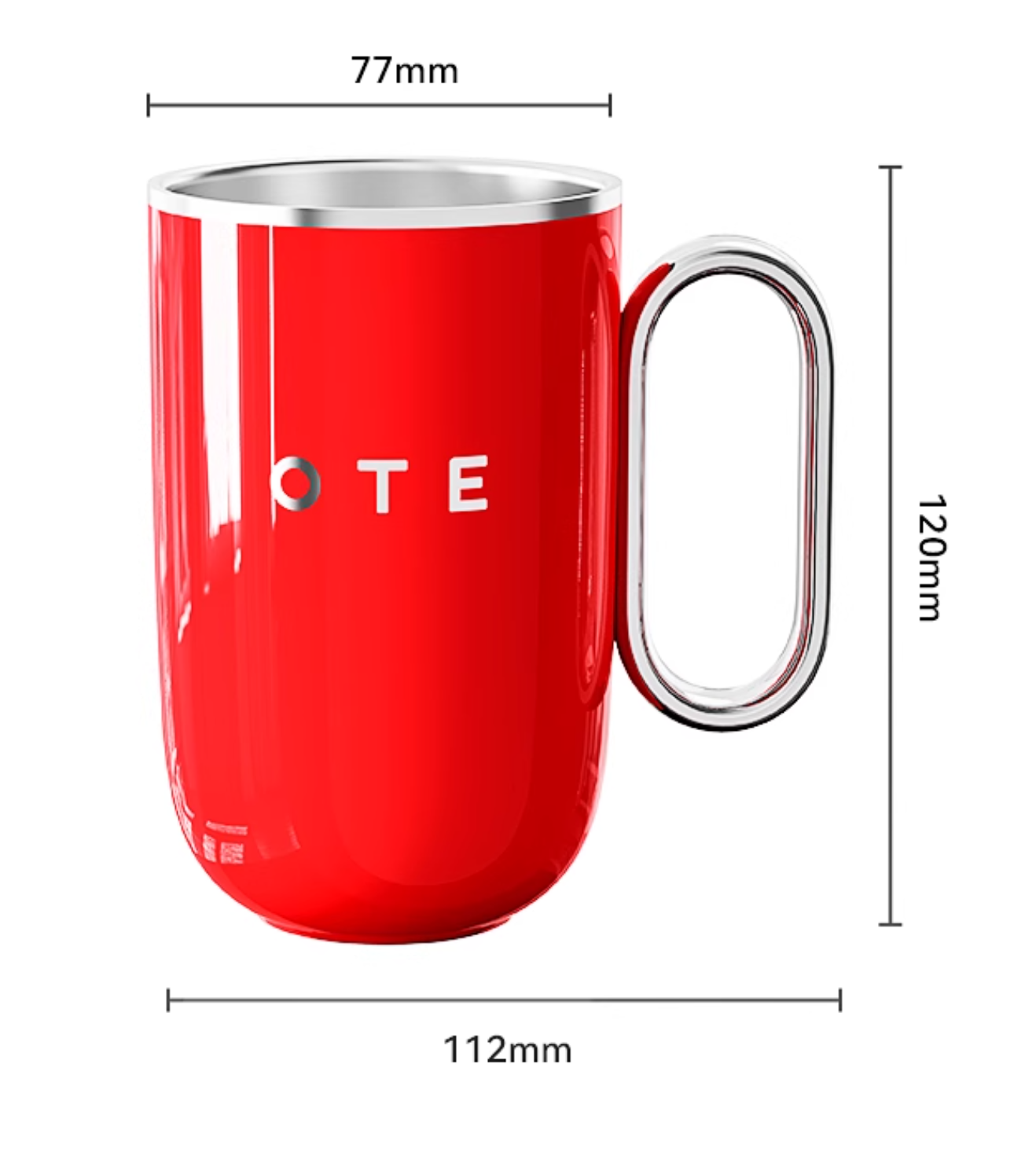 Caneca de café com alça, 12oz/8oz (350/220ml) Caneca de viagem de café de aço inoxidável isolada, parede dupla, copo de café reutilizável a vácuo